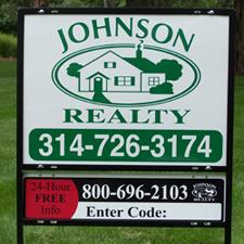 johnson realty signage