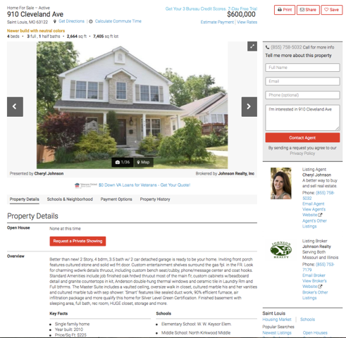 realtor.com listing